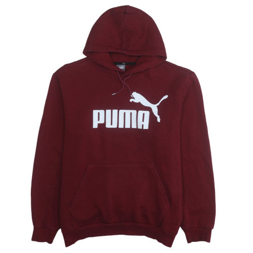 Puma Mens Red XL Pullover Hoodie Sweatshirt with Logo