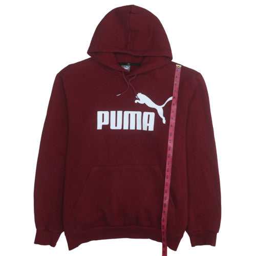 Puma Mens Red XL Pullover Hoodie Sweatshirt with Logo
