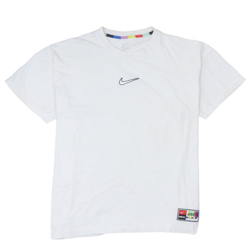 Nike Men's White 2XL Regular Fit Crew Neck Sports T-Shirt