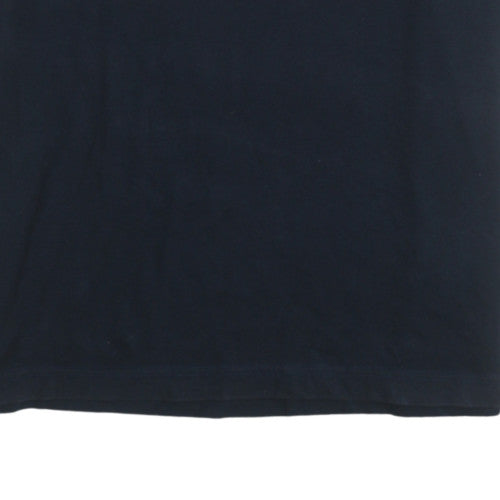 Adidas Men's Navy Blue Crew Neck Short Sleeve T-Shirt Size L