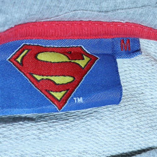 Cedarwood State Men’s Grey Superman Logo Pullover Sweatshirt M
