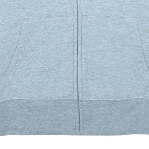 GAP Men’s Grey Full Zip Logo Hoodie Size L Regular Fit