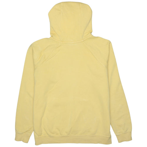Nike Men’s Yellow Pullover Hoodie Large Fleece Logo Sweatshirt
