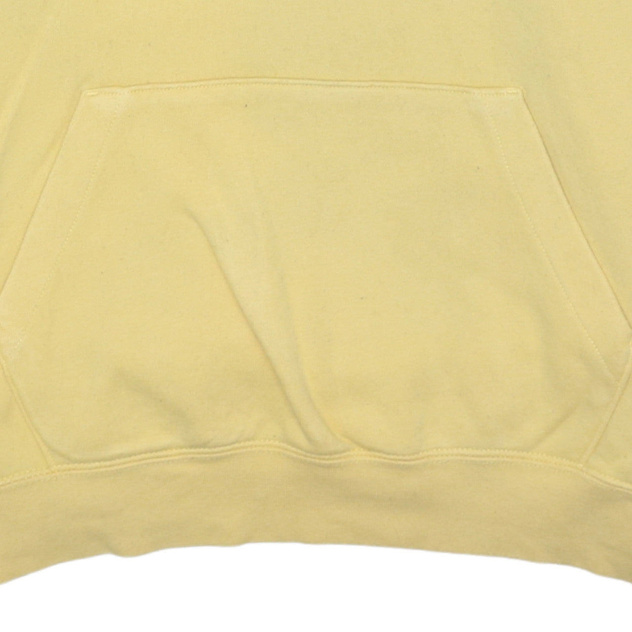 Nike Men’s Yellow Pullover Hoodie Large Fleece Logo Sweatshirt