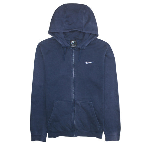 Nike Men's Blue Full Zip Hoodie L Fleece Sportswear