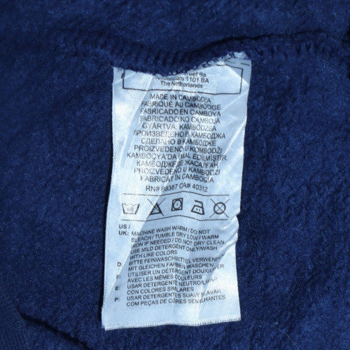 Adidas Men's Blue Pullover Hoodie Size S Sports Fleece Sweatshirt