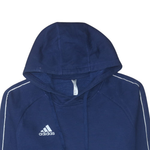 Adidas Men's Blue Pullover Hoodie Size S Sports Fleece Sweatshirt