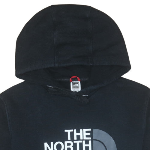 The North Face Men's Black Pullover Hoodie Size M Fleece Cotton