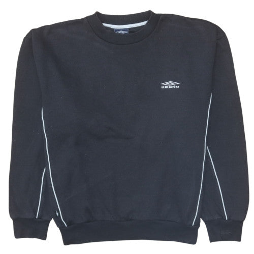 Umbro Men’s Black Crew Neck Pullover Sweatshirt Size M