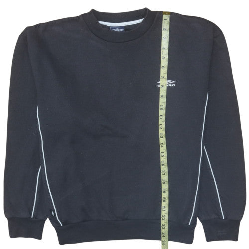 Umbro Men’s Black Crew Neck Pullover Sweatshirt Size M