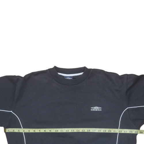 Umbro Men’s Black Crew Neck Pullover Sweatshirt Size M