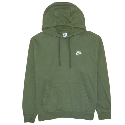 Nike Men’s Green Pullover Hoodie XL Regular Fit Fleece Sweatshirt