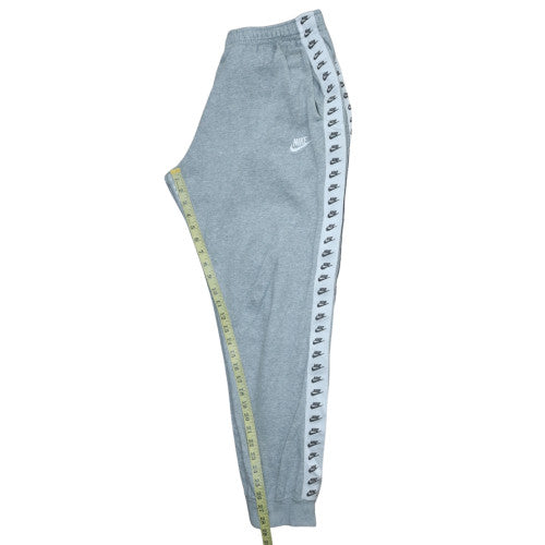 Nike Womens Grey Jogger Sweatpants L Side Stripe Activewear