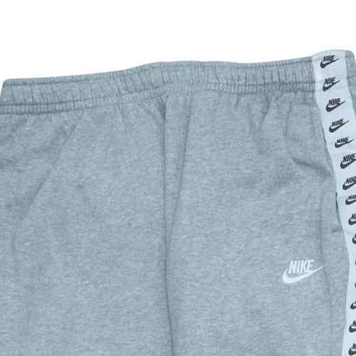 Nike Womens Grey Jogger Sweatpants L Side Stripe Activewear
