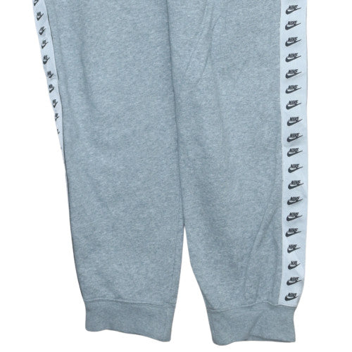 Nike Womens Grey Jogger Sweatpants L Side Stripe Activewear
