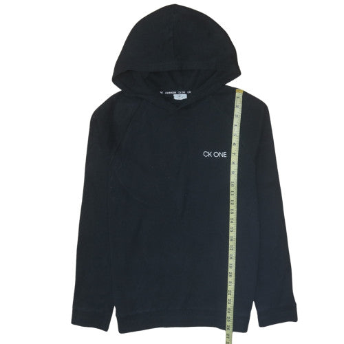 Calvin Klein Men's Black CK One Pullover Hoodie Size M