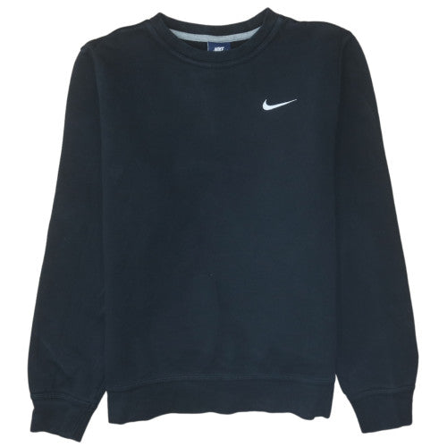 Nike Men's Black Small Crew Neck Pullover Sweatshirt