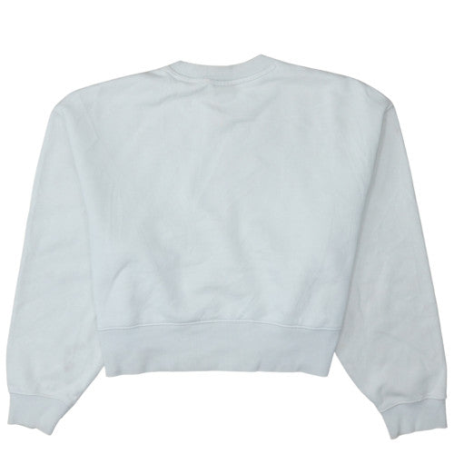 adidas Men's White Crew Neck Pullover Sweatshirt M