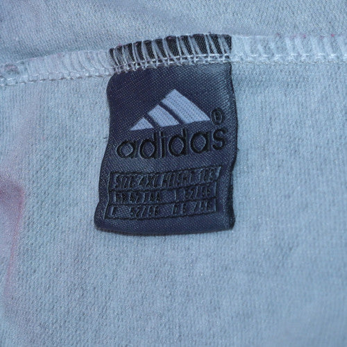 Adidas Womens Grey Capri Activewear Trousers Size 2XL