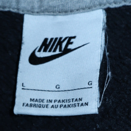 Nike Women's Black Pullover Hoodie Large Fleece Sweatshirt