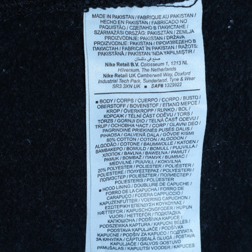 Nike Women's Black Pullover Hoodie Large Fleece Sweatshirt