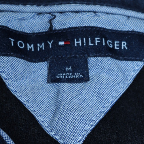 Tommy Hilfiger Men's Black 1/2 Zip Collared Sweatshirt Size M