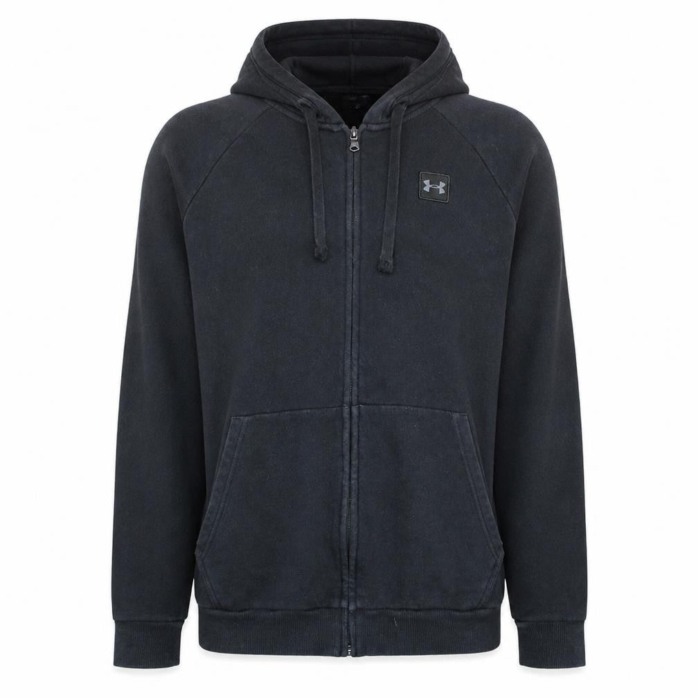 Under Armour Men's Black Full Zip Hoodie Size M Fleece