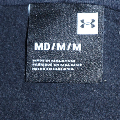 Under Armour Men's Black Full Zip Hoodie Size M Fleece