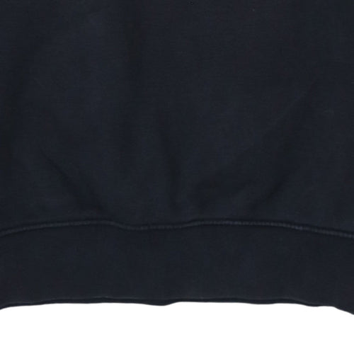 Champion Men's Black Small Pullover Crew Neck Logo Sweatshirt