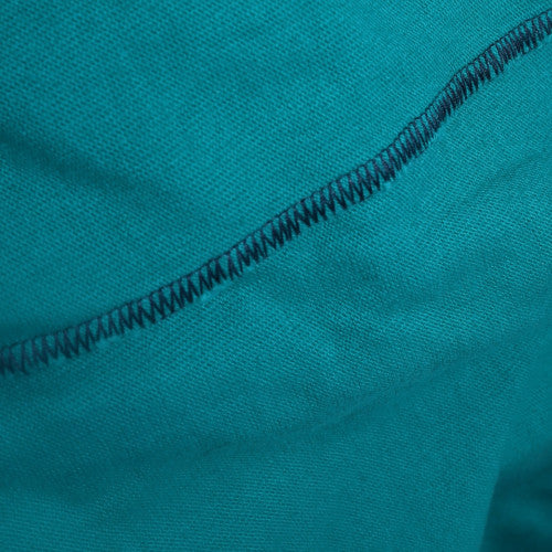 Front Row Men’s Blue Collared Rugby Sweatshirt L Heavyweight Cotton