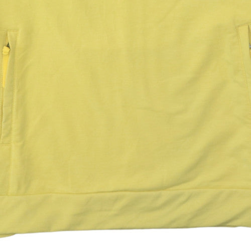 Gymshark Men's Yellow Pullover Hoodie L Athletic Fit