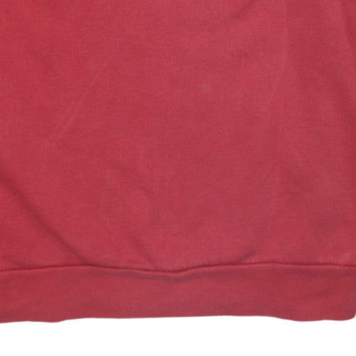 Adidas Mens Red 2XL Pullover Crew Neck Sweatshirt