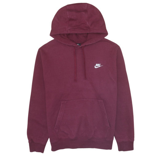 Nike Men's Red Pullover Hoodie Size M Fleece Sportswear