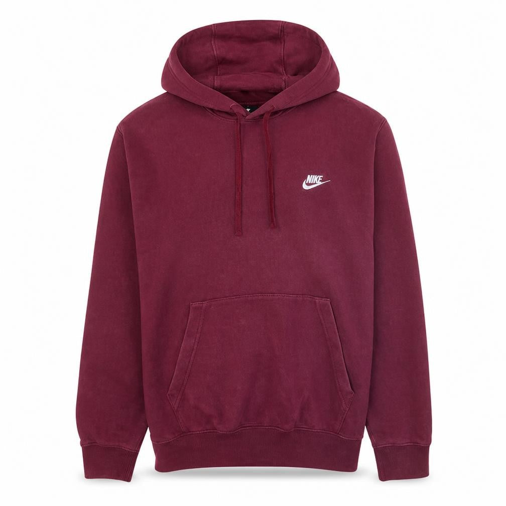 Nike Men's Red Pullover Hoodie Size M Fleece Sportswear