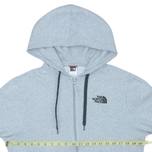 The North Face Men's Grey Full Zip Hoodie S Hooded Sweatshirt