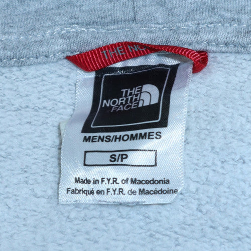 The North Face Men's Grey Full Zip Hoodie S Hooded Sweatshirt
