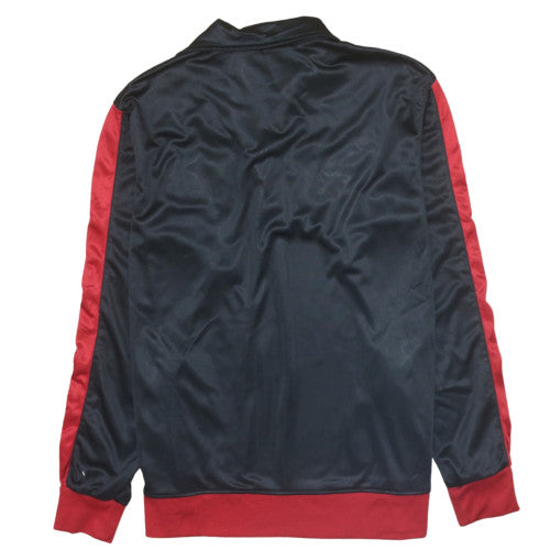 Nike Men's Black Red 1/2 Zip AFC Preston Football Sweatshirt M