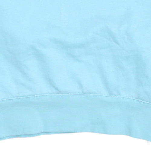 Nike Women Blue Crew Neck Pullover Sweatshirt M