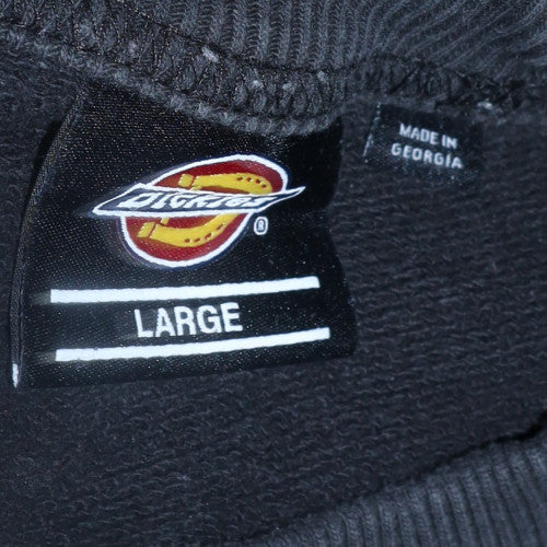 Dickies Men's Black Logo Pullover Sweatshirt Size L