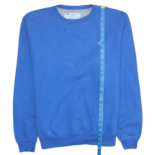 Champion Men's Blue Crew Neck Pullover Sweatshirt Size L