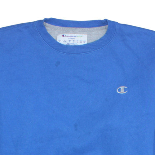 Champion Men's Blue Crew Neck Pullover Sweatshirt Size L