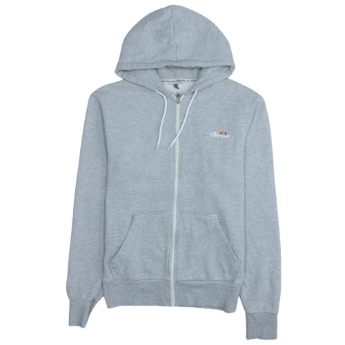 Ellesse Men's Grey Full Zip Hoodie Size S Hooded Sweatshirt