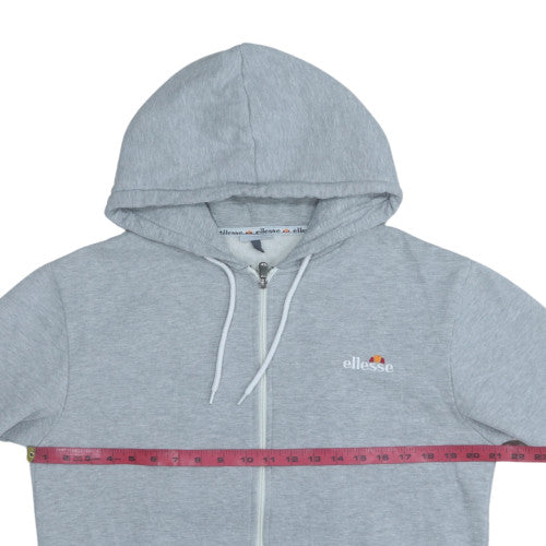 Ellesse Men's Grey Full Zip Hoodie Size S Hooded Sweatshirt