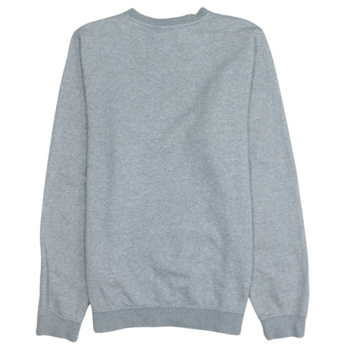 Nike Men's Grey Crew Neck Pullover Sweatshirt Size S