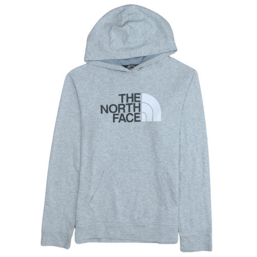The North Face Boys Grey XL Pullover Hoodie with Logo Print