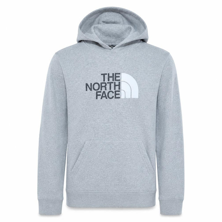 The North Face Boys Grey XL Pullover Hoodie with Logo Print