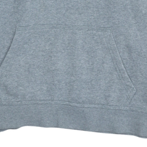 Nike Boys Grey Hooded Pullover Sweatshirt XL 13-15 Years Fleece Lined
