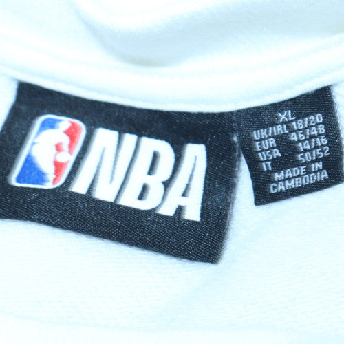NBA Los Angeles Lakers White Sweatshirt Women XL Pullover Classic Sportswear