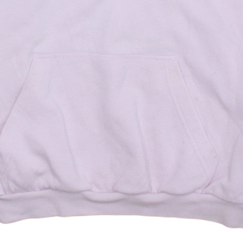 Adidas Women’s Pink Pullover Hoodie Size 10 S Cotton Blend