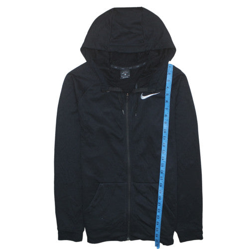 Nike Men's Black Dri-FIT Full Zip Hoodie S Regular Fit
